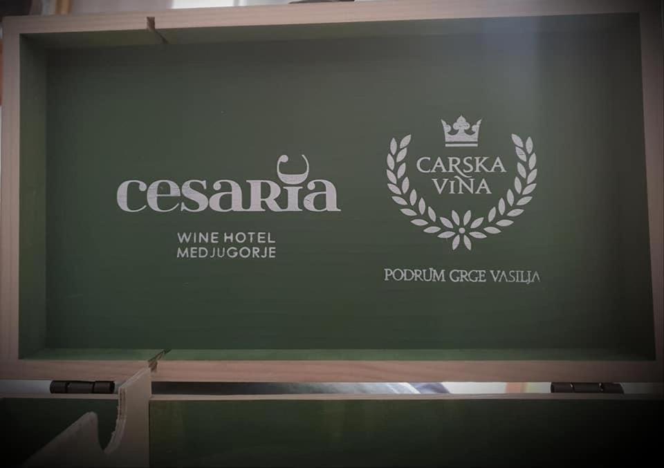 Wine Hotel Cesarica Medugorje Bagian luar foto